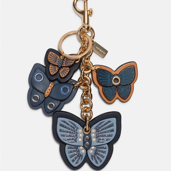 NWT Coach Butterfly Cluster Charm - Picture 2 of 7